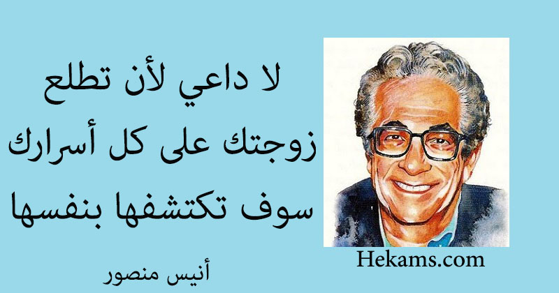 كيف تفهم زوجتك أنيس منصور حكم