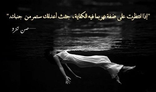 إذا انتظرت على ضفة نهر بما فيه الكفاية .. جثث أعدائك ستمر من جنبك. - سون وو
